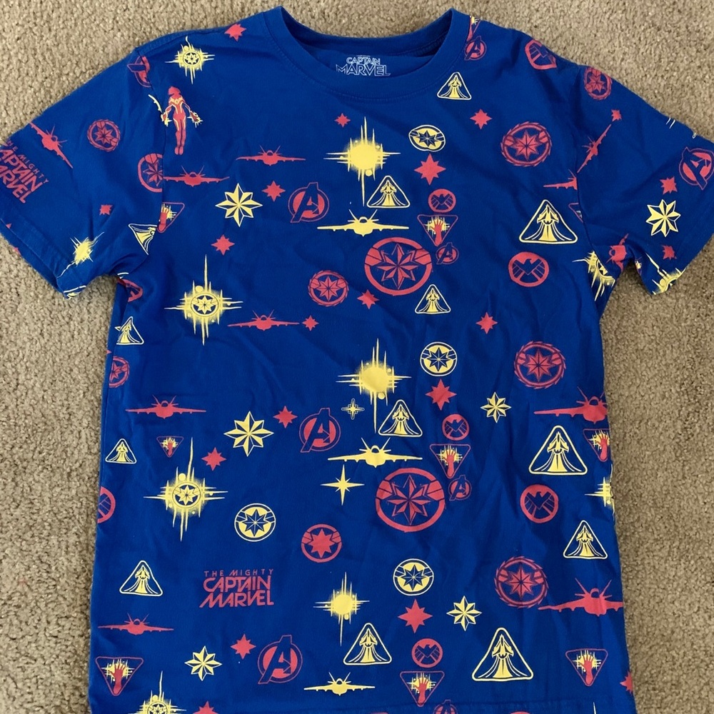 Captain Marvel T Shirt
